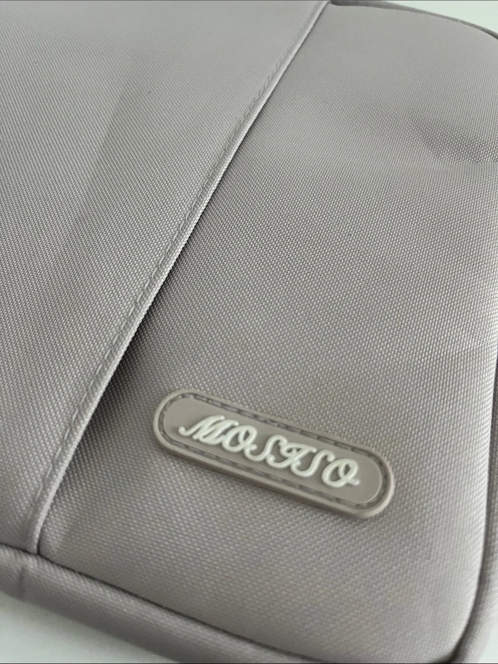Gray Laptop Sleeve with Protective Zip and Slim Profile